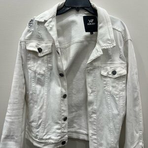 Size small white denim XRay jacket in great condition